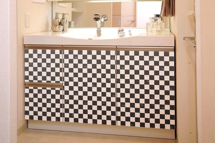 ４、DEC-11 市松ネコ　BK